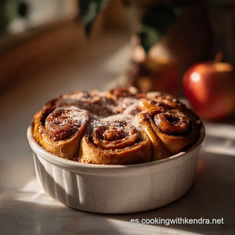 Rollos de Canela con Manzana: Esponjosos y Caramelizados