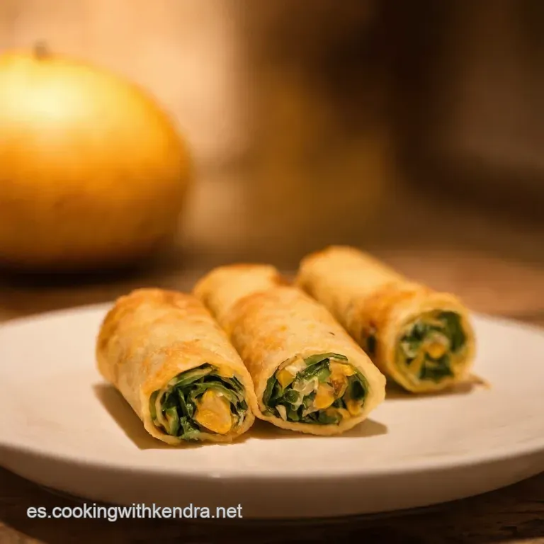 Rolls De Primavera Frescos Hechos En Casa presentation