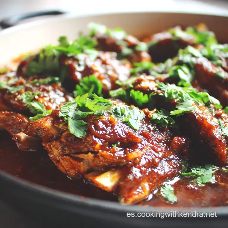 Salsa Barbacoa Casera: El Secreto Ahumado Para Costillas Perfectas presentation