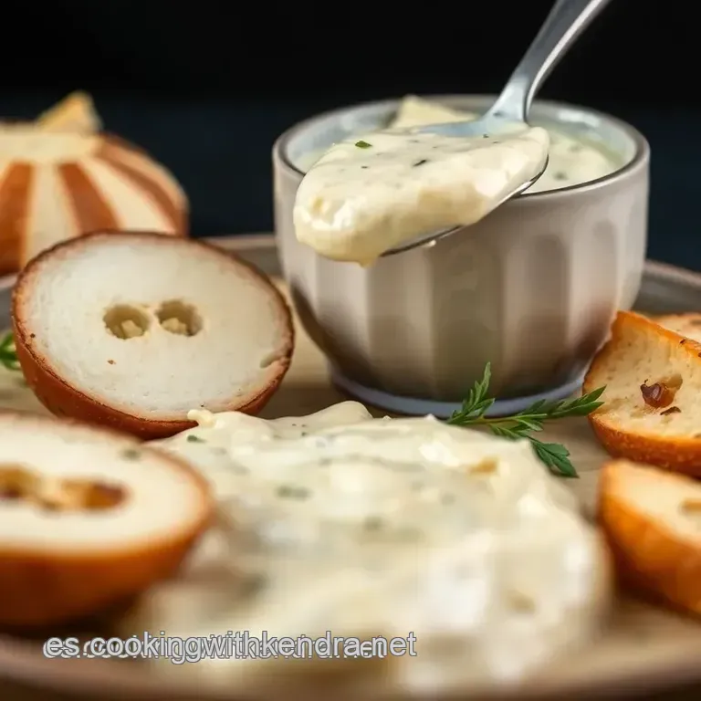 Salsa De Yogur Cremosa Y Refrescante presentation