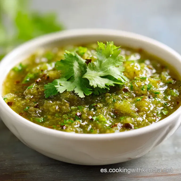 Salsa Verde Tatemada y Fresca