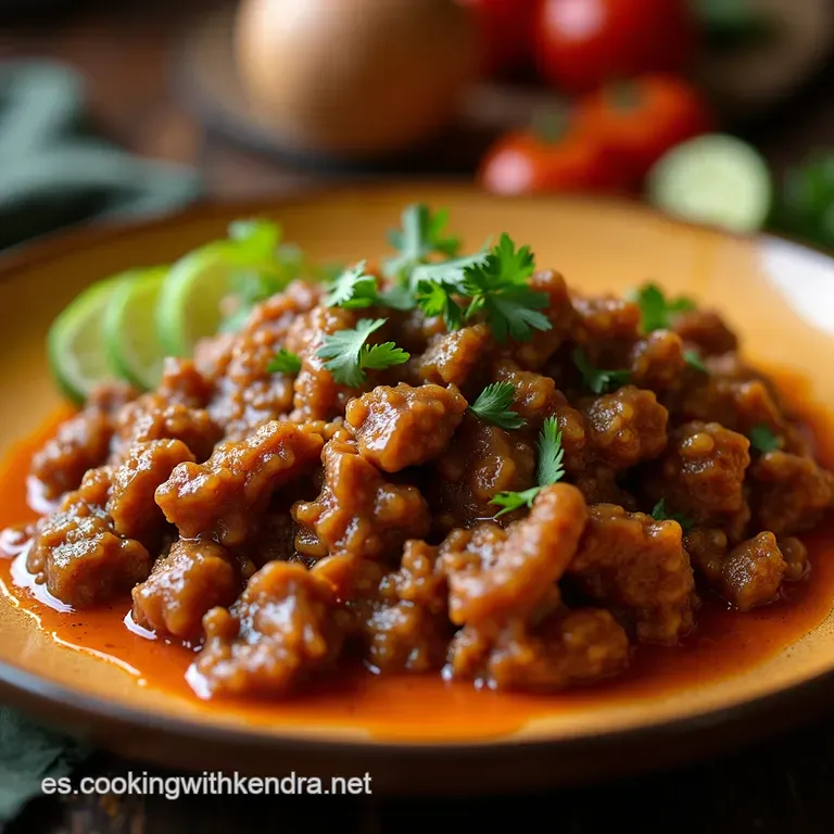 Salteado Norte&ntilde;o De Carne Molida Con Papas presentation