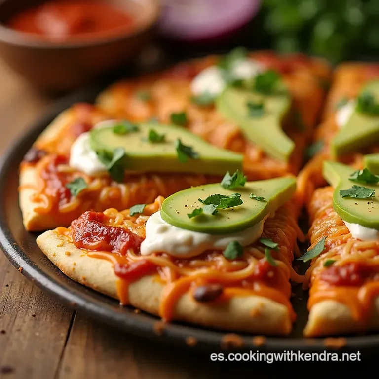 Taco Bell Mexican Pizza Copycat presentation