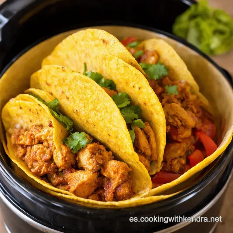 Tacos Bowl De Pollo En Instant Pot presentation