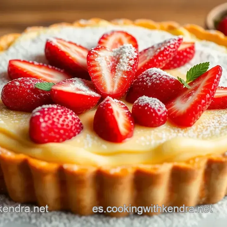 Tarta de Fresas con Nata Casera