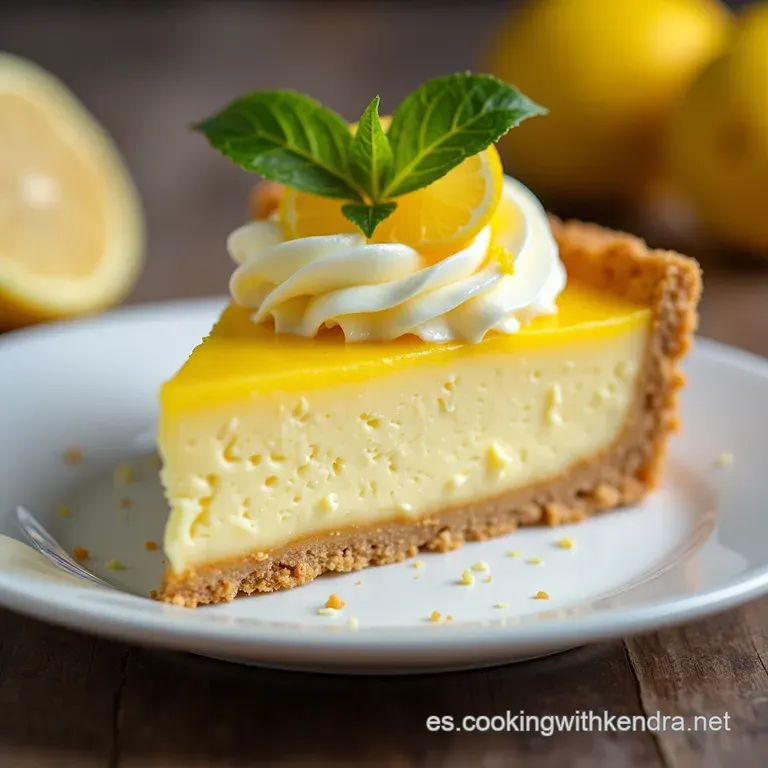 Tarta de Lim&oacute;n y Merengue Espectacular