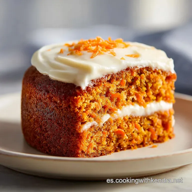 Tarta De Zanahoria: Miga H&uacute;meda y Frosting
