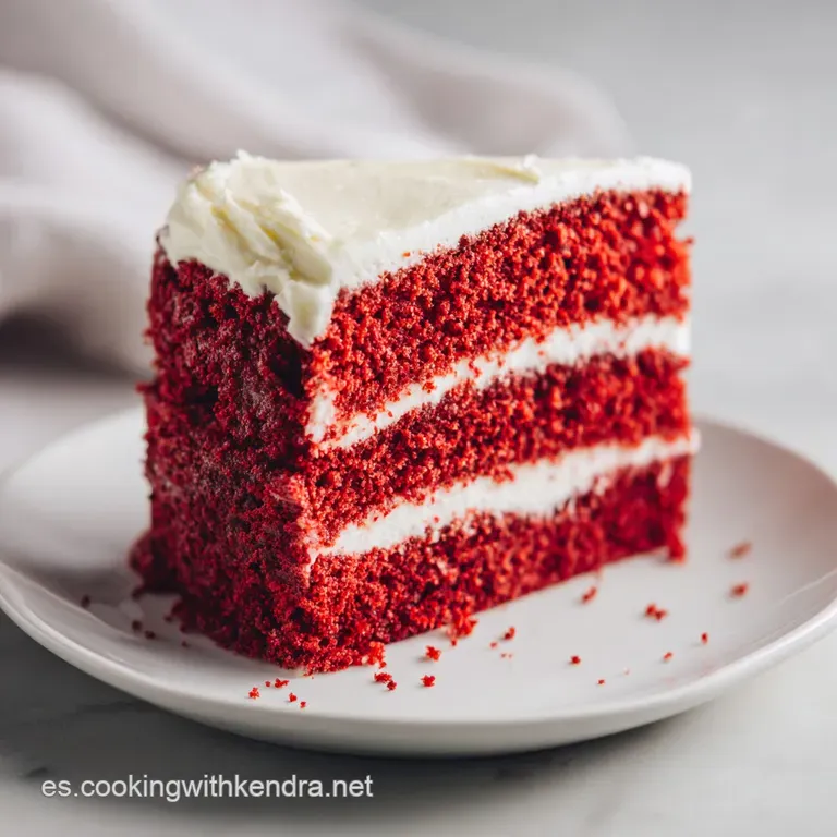 Tarta Red Velvet Casero Aterciopelado