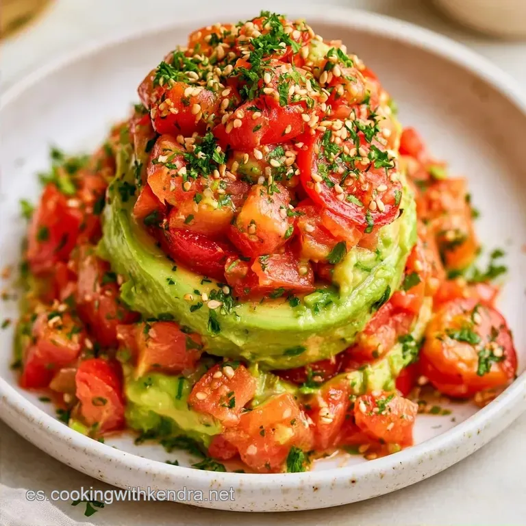 Tartar Tomate Aguacate: Versión Gourmet