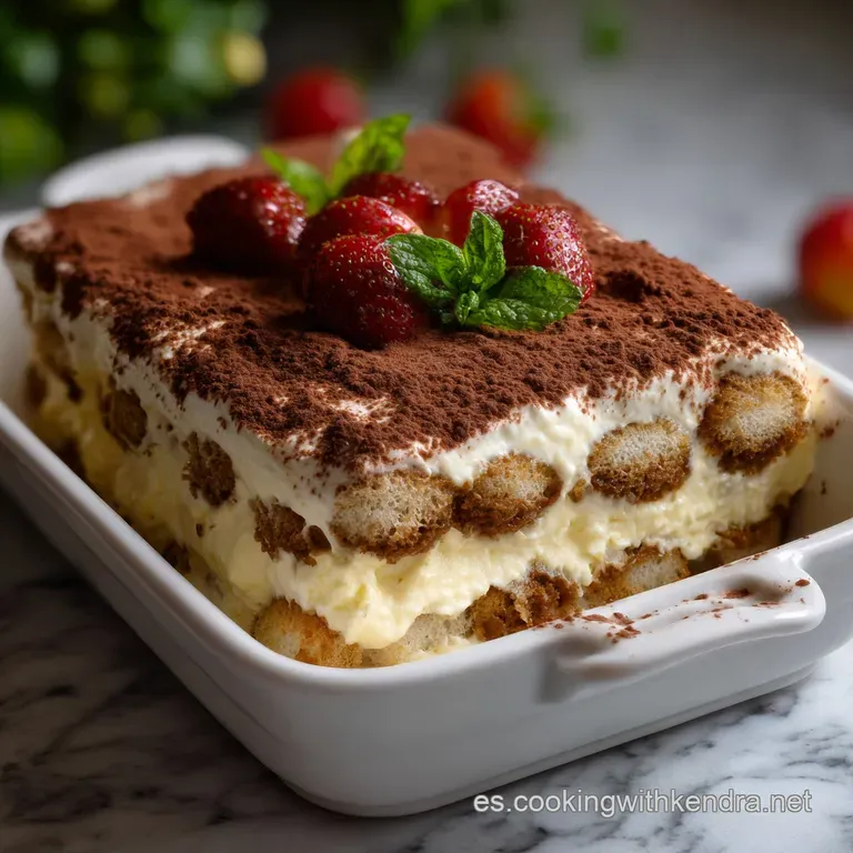 Receta de Tiramis Fcil y Rpido Sin Horno