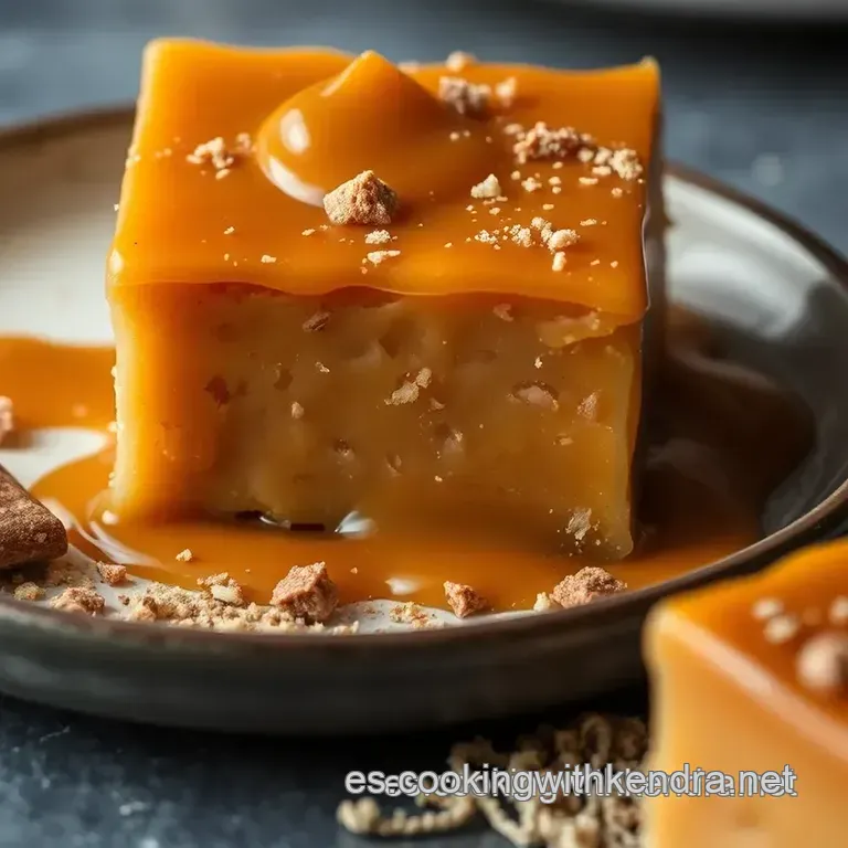 Toffee De Caramelo Crujiente presentation