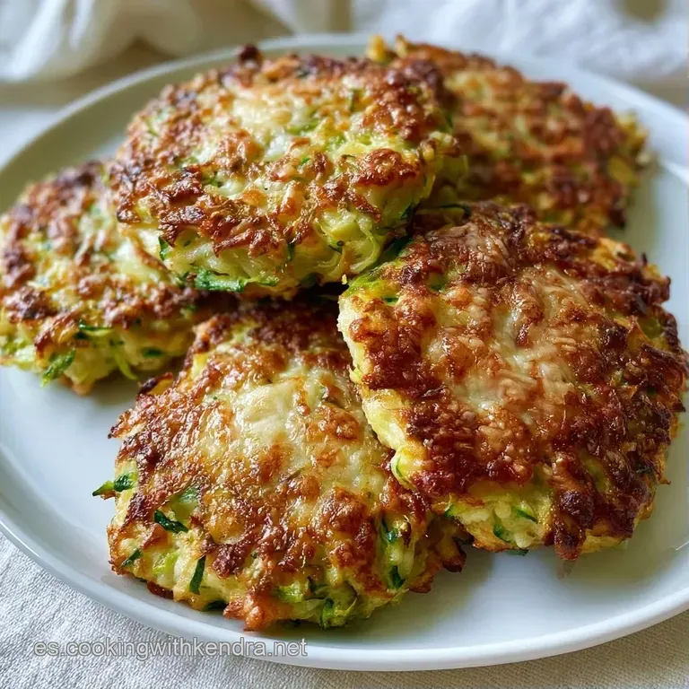 Montón de tortitas doradas con bordes crujientes, acompañadas de crema blanca y una hoja de perejil verde brillante.