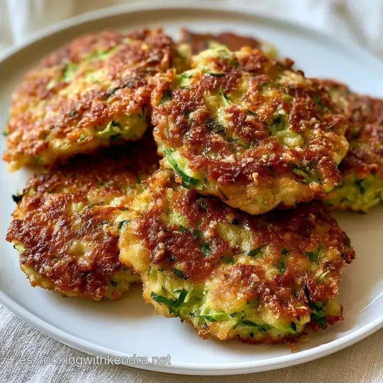 Tortitas De Calabacín Con Queso Parmesano
