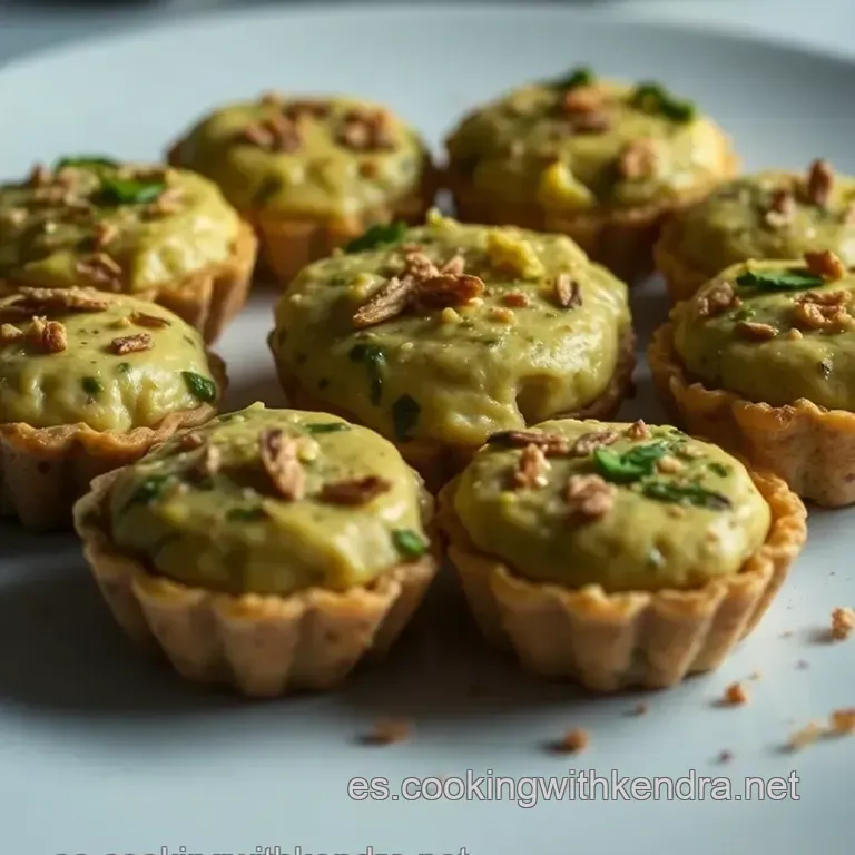 Tortitas De Tofu Y Pistachos presentation