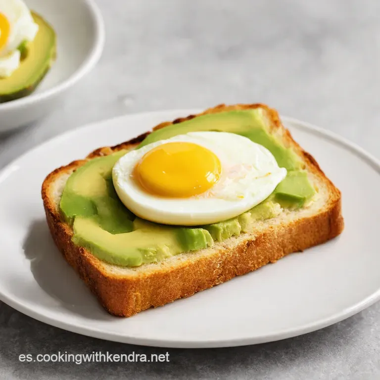 Tosta Crujiente de Aguacate Huevo Revuelto y Verduritas Un Desayuno de Campeones