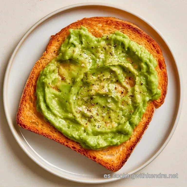 Tostada de Aguacate con Limón y Sal Marina