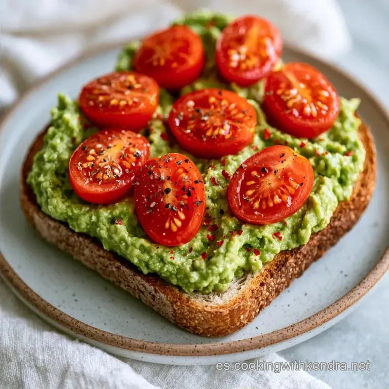 Tostas de Aguacate y Tomate Cherry