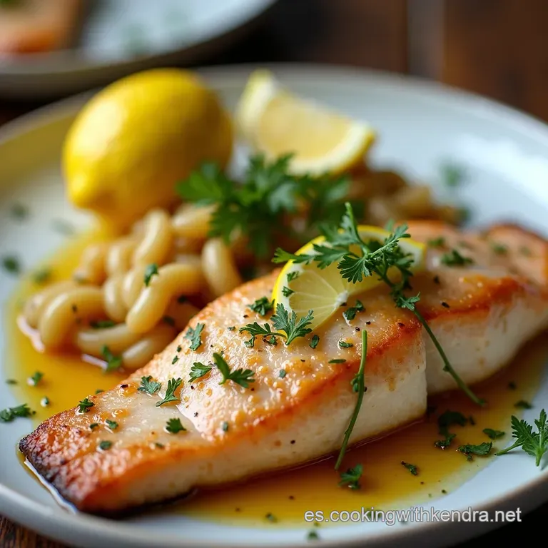 Trucha al Ajillo con Lim&oacute;n Verano en un Plato