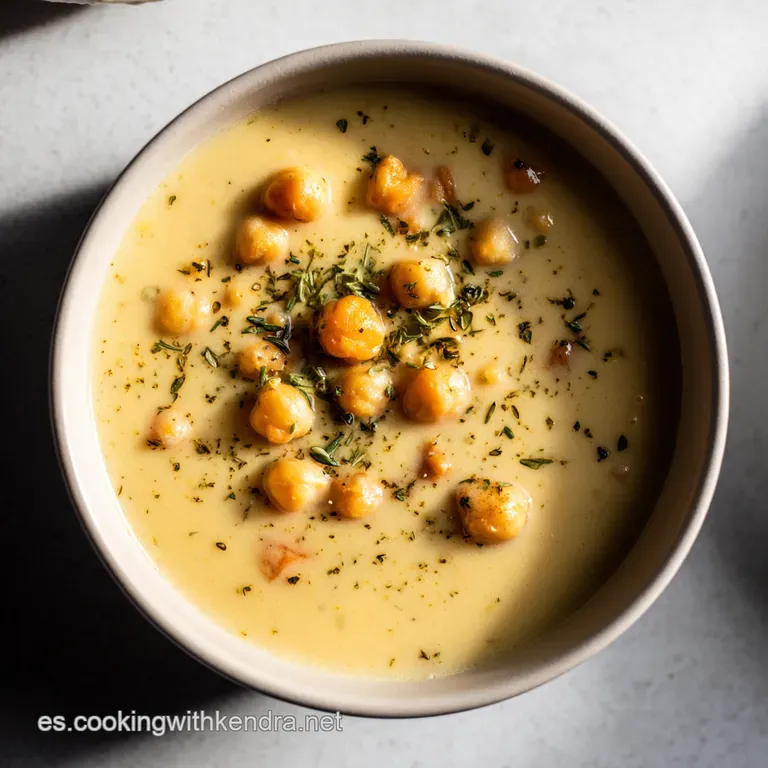 Vichyssoise de Garbanzos Especiada