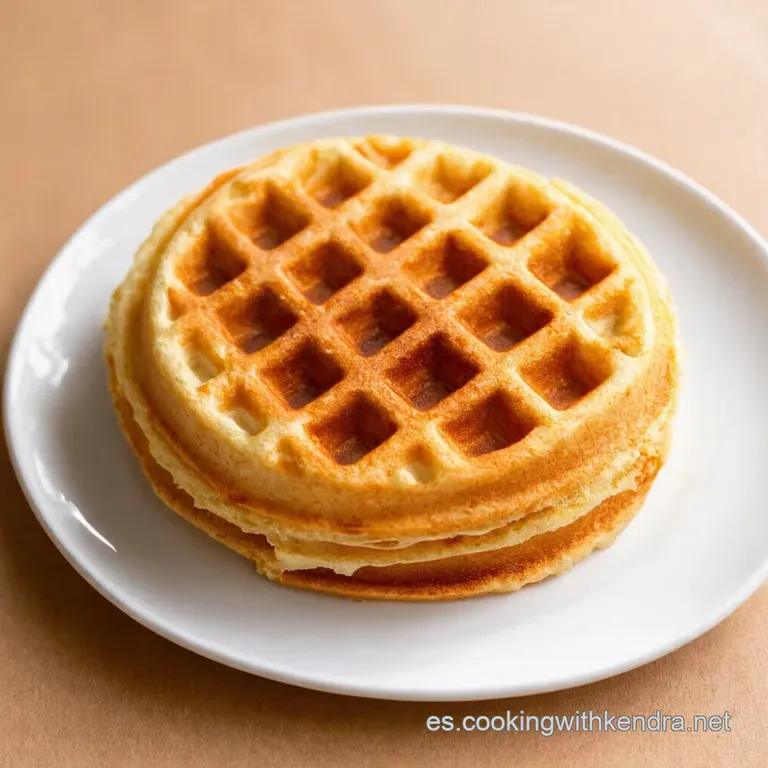 Waffles de Pan de Ma&iacute;z con Chili Con Carne