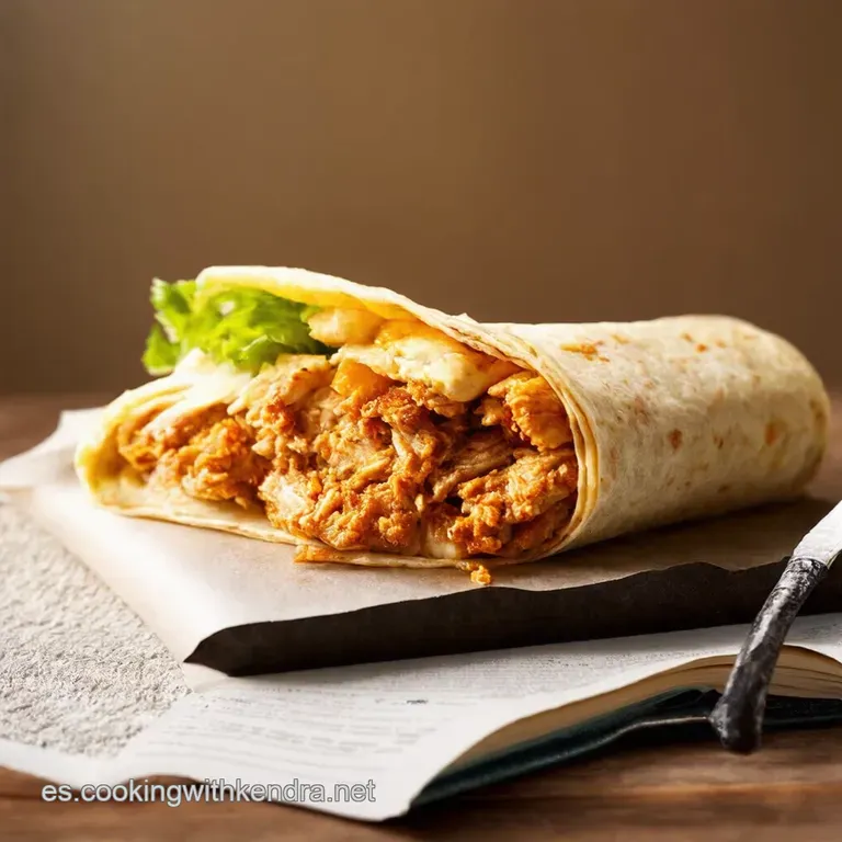 Wrap de Pollo Buffalo Casero Explosivo