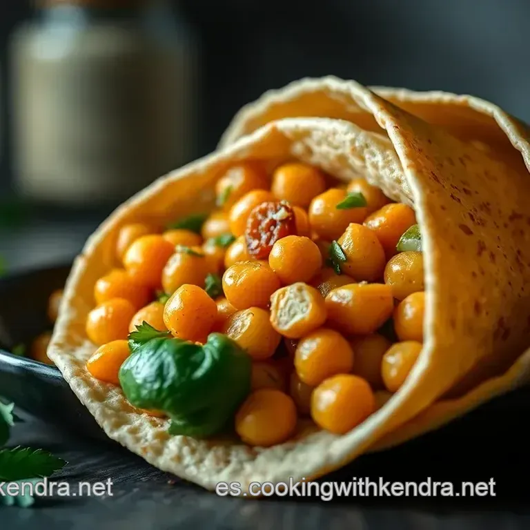 Wrap Enrollado Moruno Vegano: Un Pinchazo de Sabor Saludable